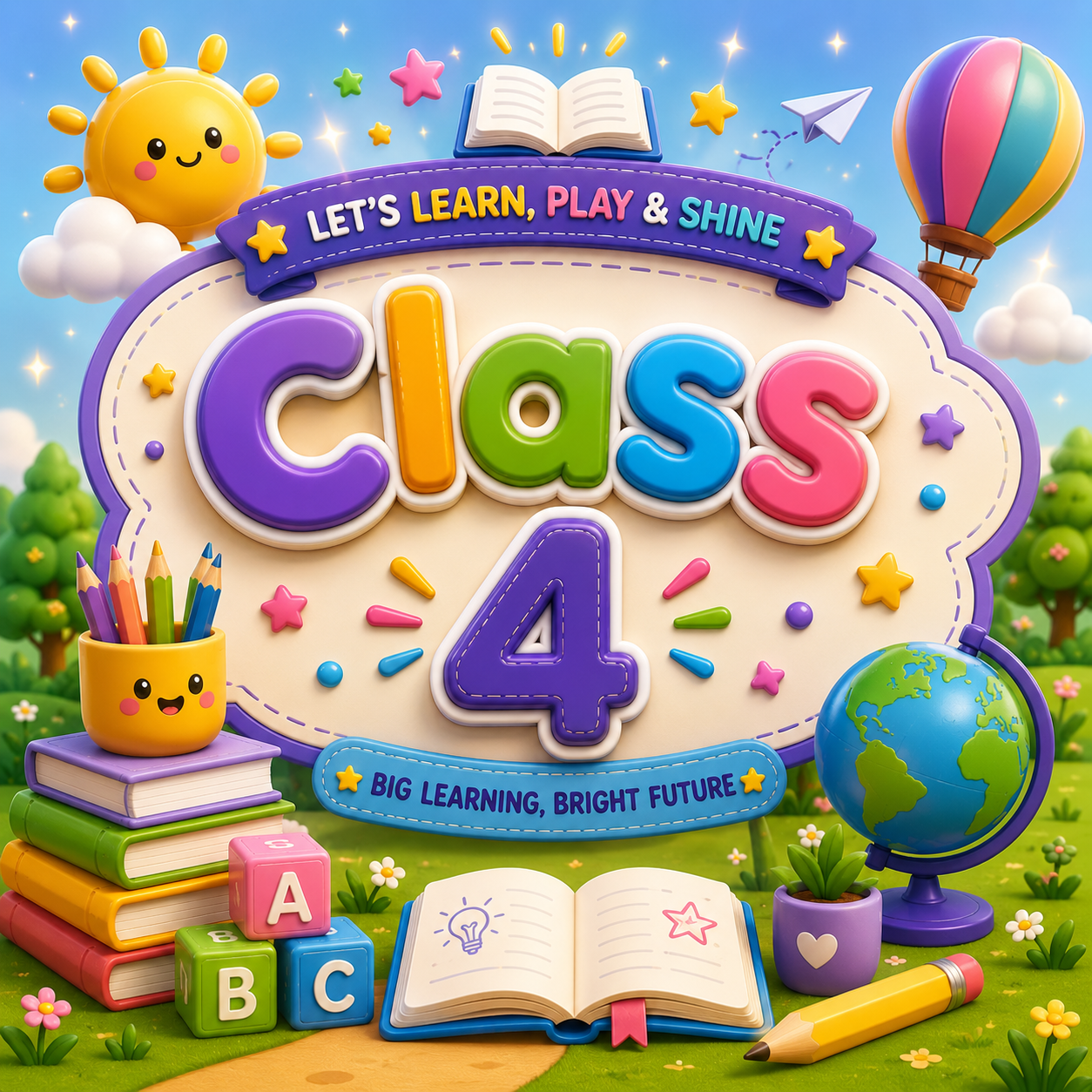 Class 4 learning illustration