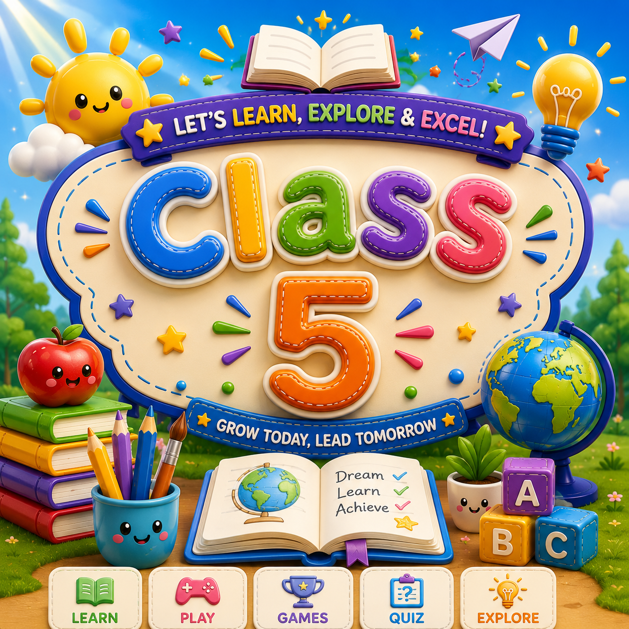Class 5 learning illustration