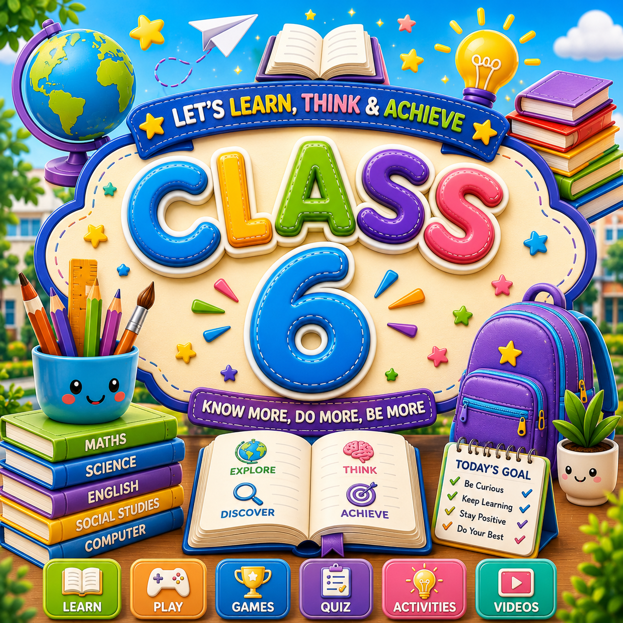 Class 6 learning illustration