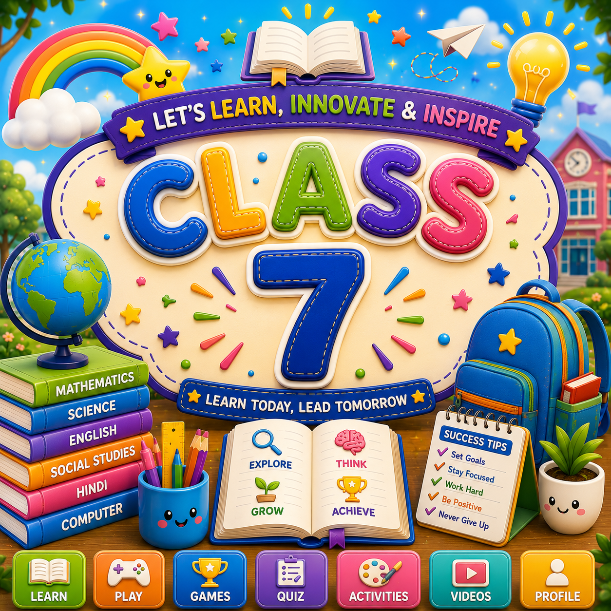 Class 7 learning illustration