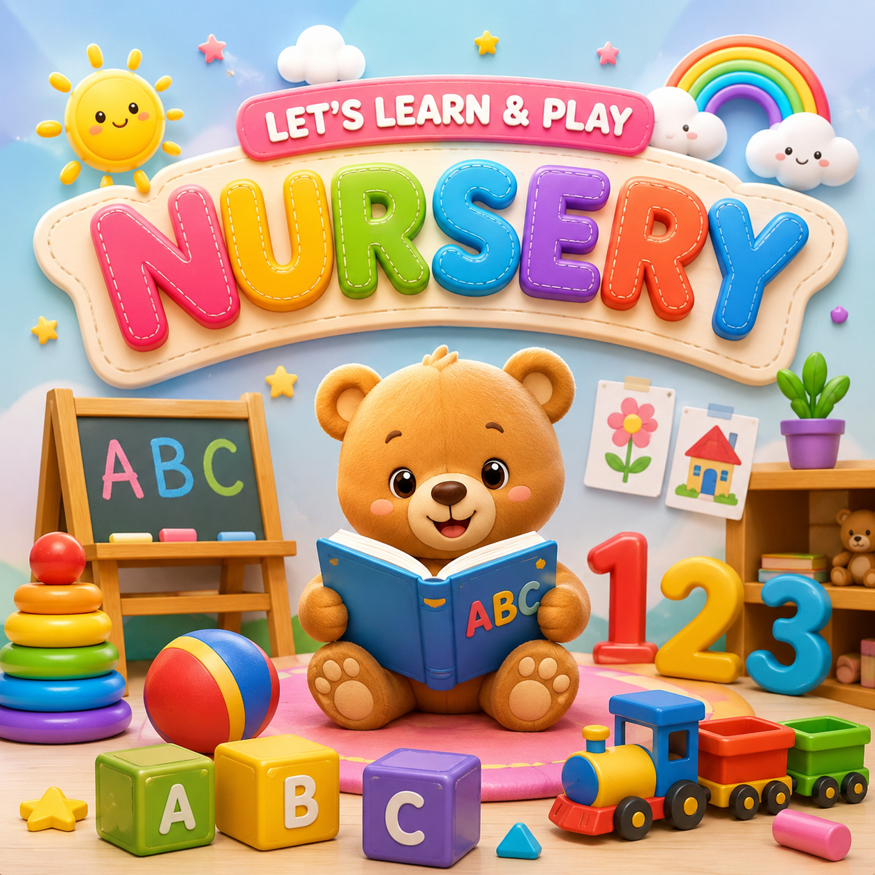 Nursery learning illustration