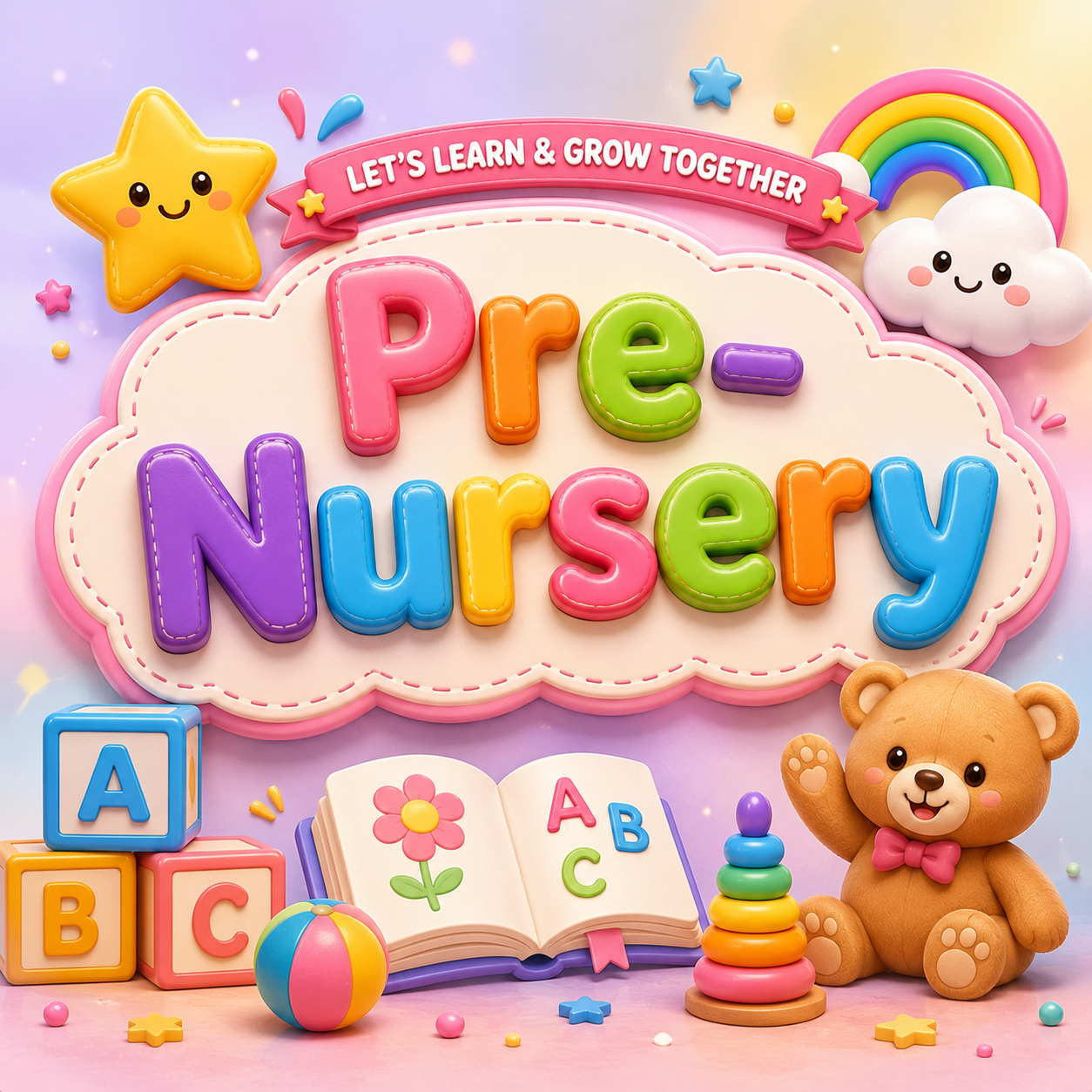 Pre-Nursery learning illustration